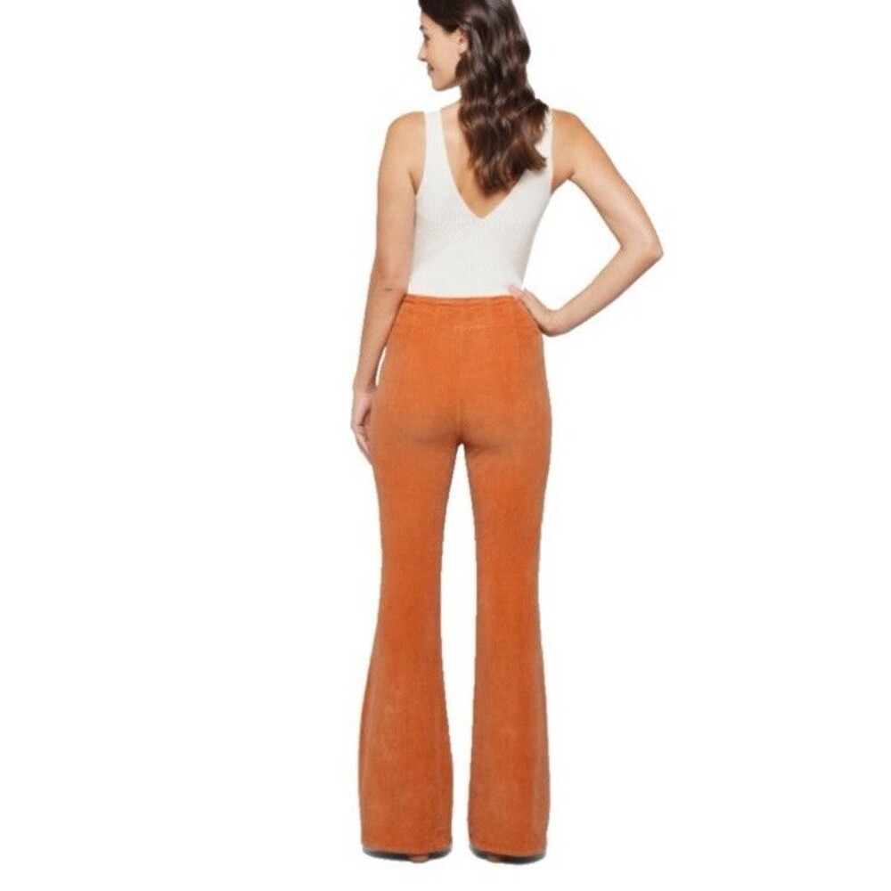 NWT Free People Women's Jayde Cord Flare Pants in Cognac Size 31 - Picture 16 of 16